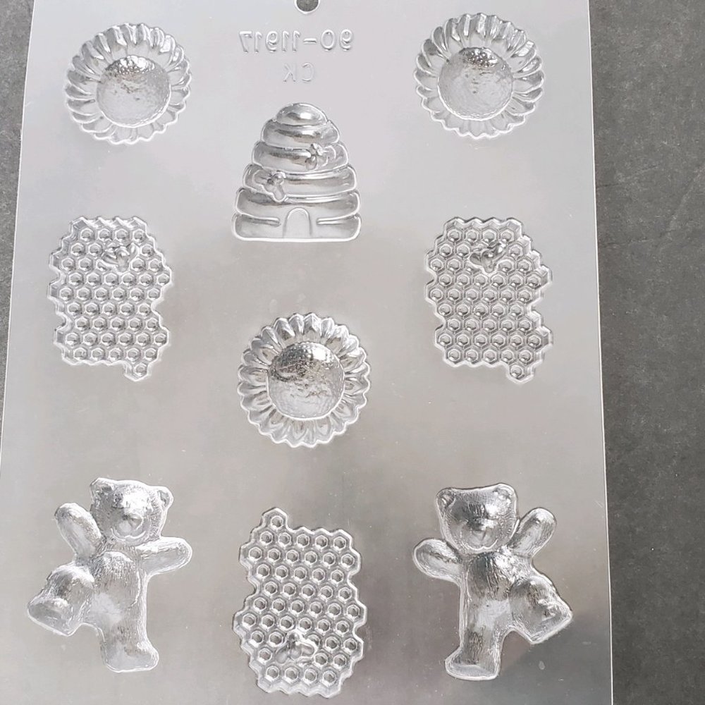 Bear and Honeycomb Chocolate Molds